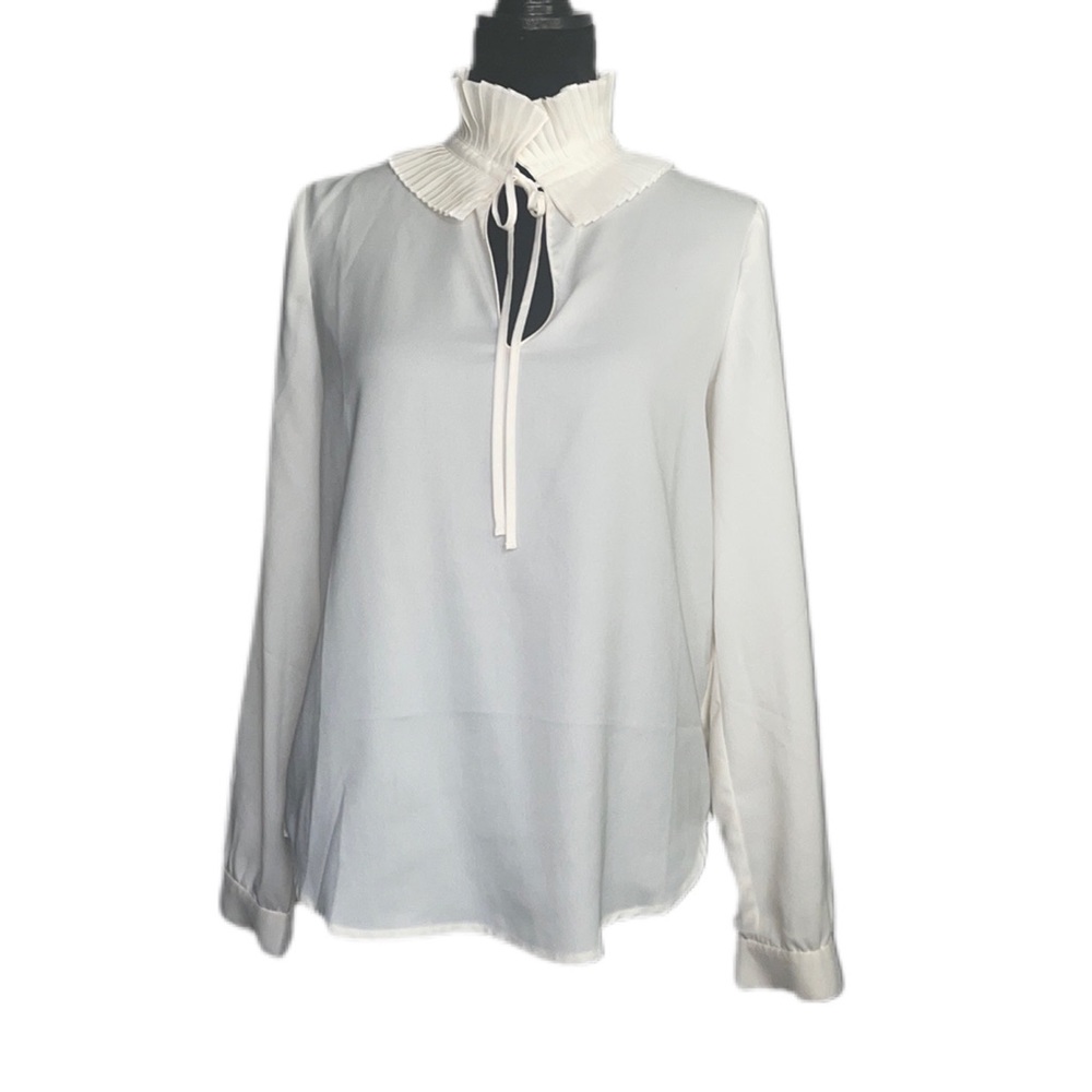 LEITH, Vanilla Ruffle Neck - Picture 4 of 9